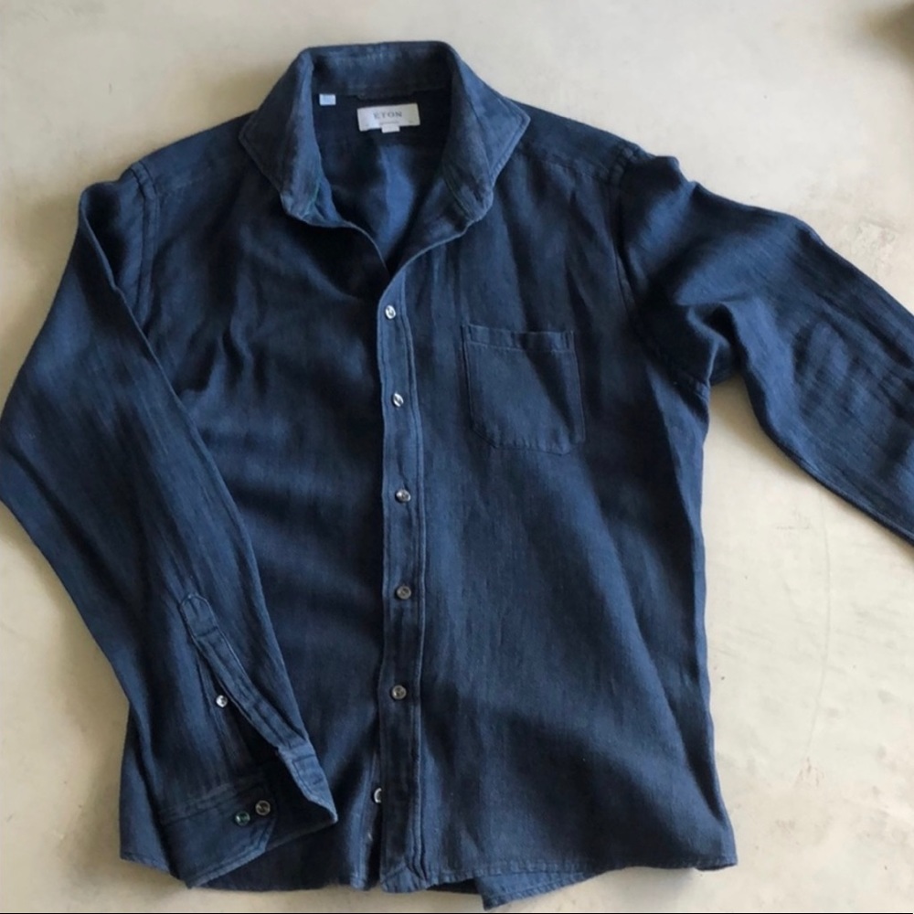 Men’s Eton Button Up